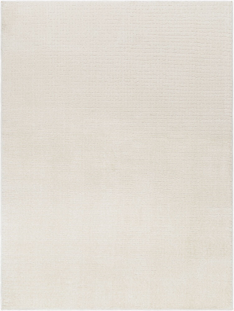Freud Ivory/Off-White Machine Woven Rug FEU-2319 - 5'3" x 7'