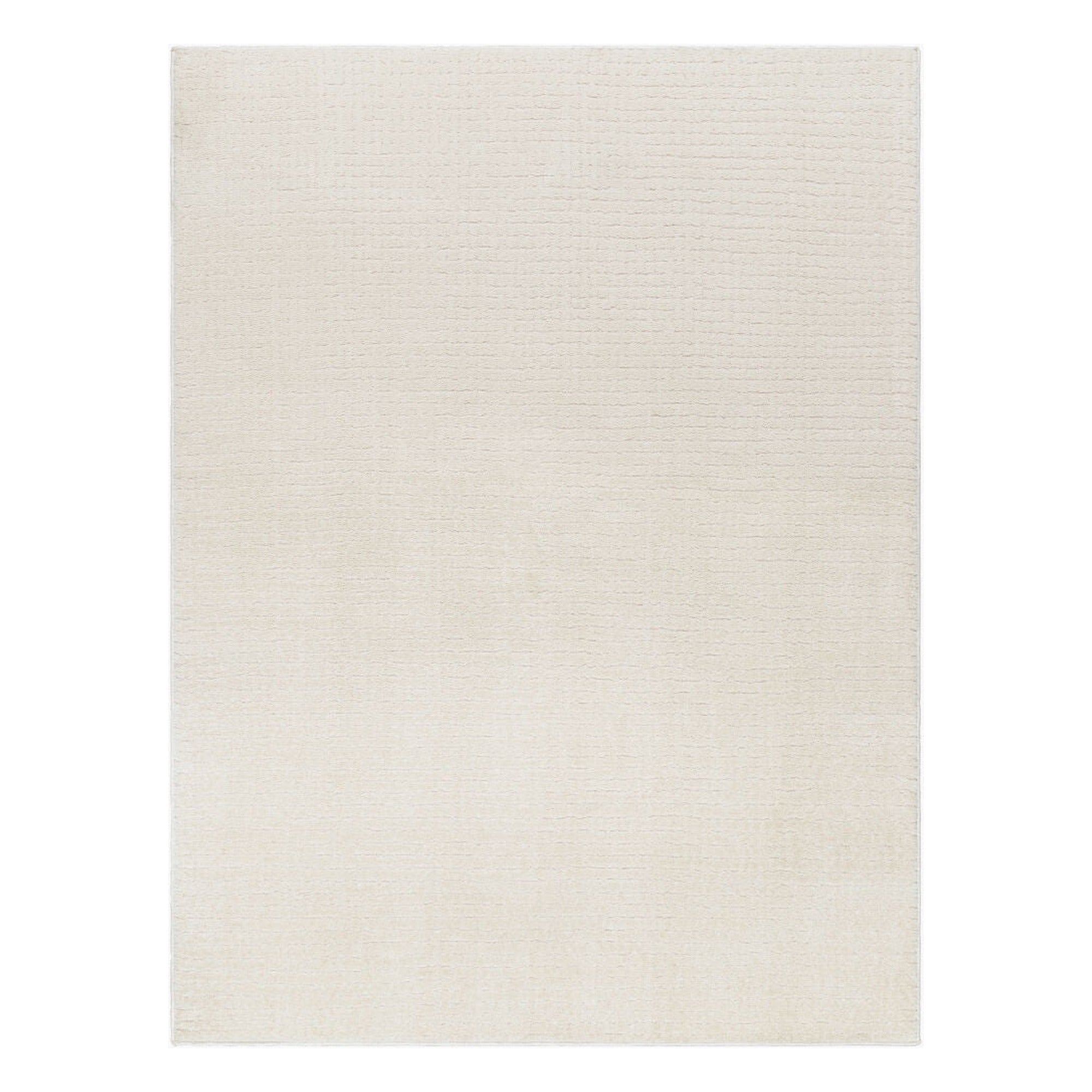 Freud Ivory/Off-White Machine Woven Rug FEU-2319 - 5'3" x 7'