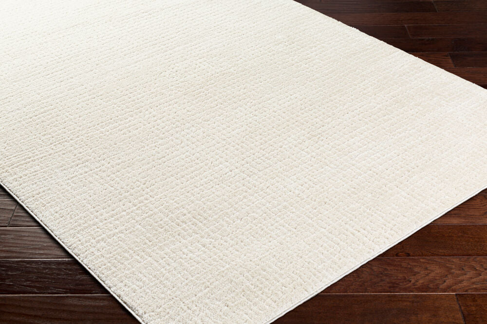 Freud Ivory/Off-White Machine Woven Rug FEU-2319 - corner