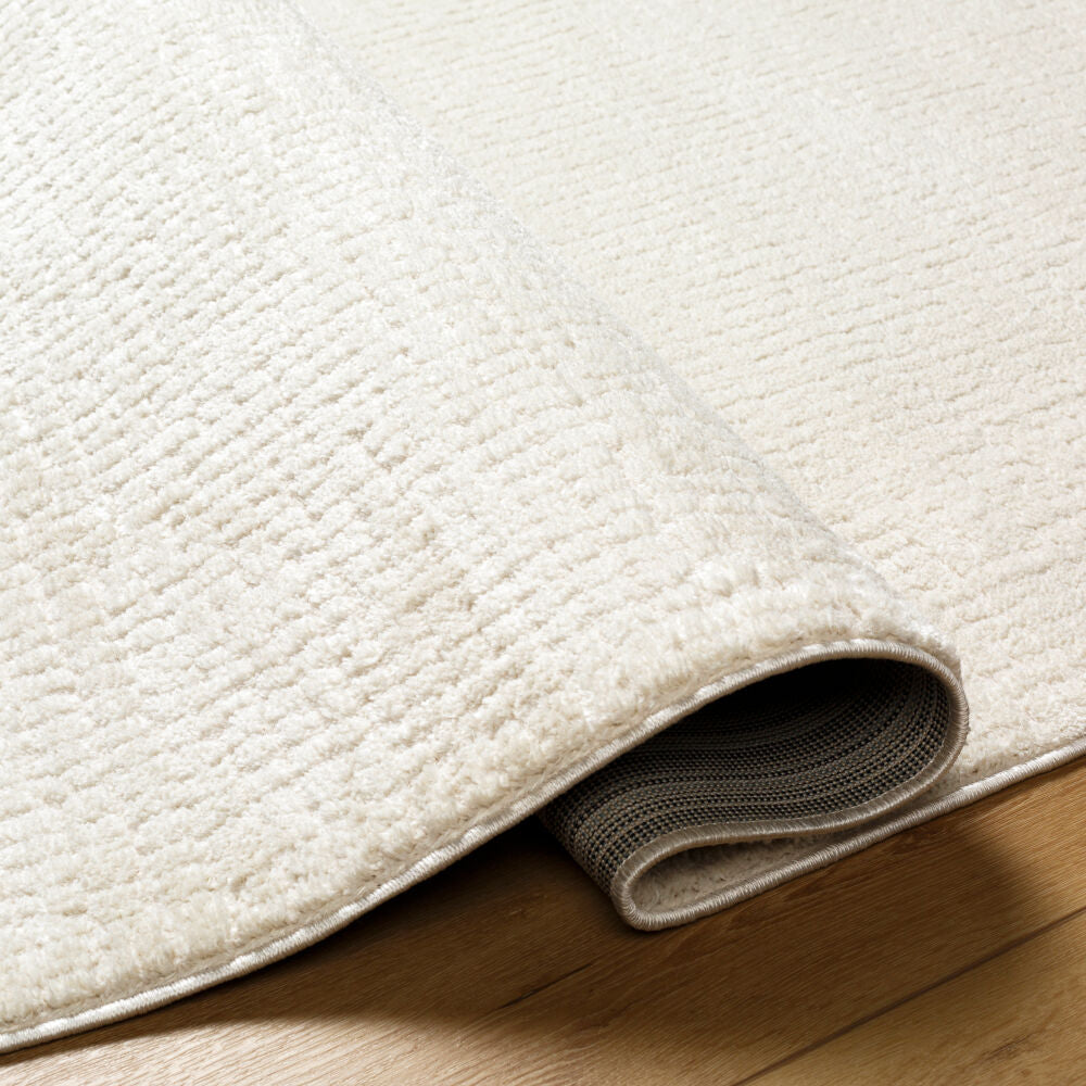 Freud Ivory/Off-White Machine Woven Rug FEU-2319 - fold