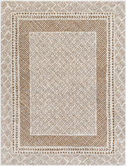 Freud Brown/Ivory Machine Woven Rug FEU-2320 - 2' x 2'11"