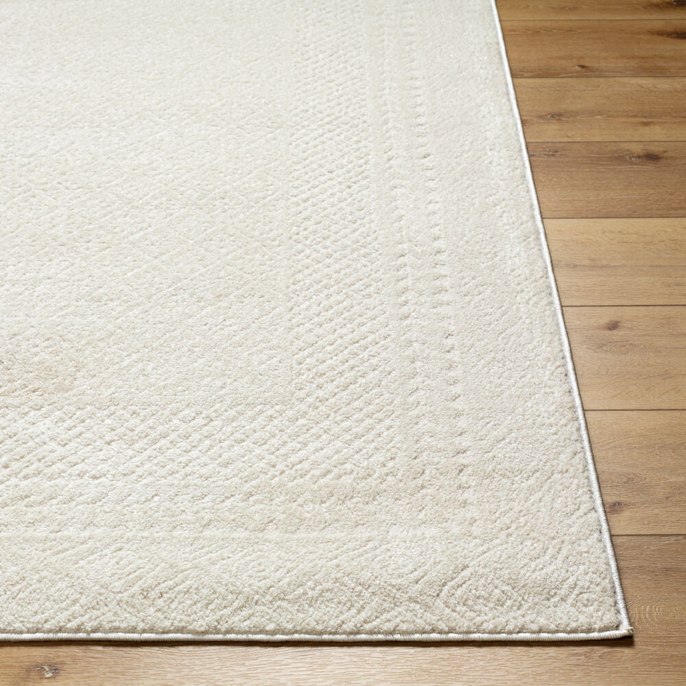 Freud Ivory/Off-White Machine Woven Rug FEU-2321 - front