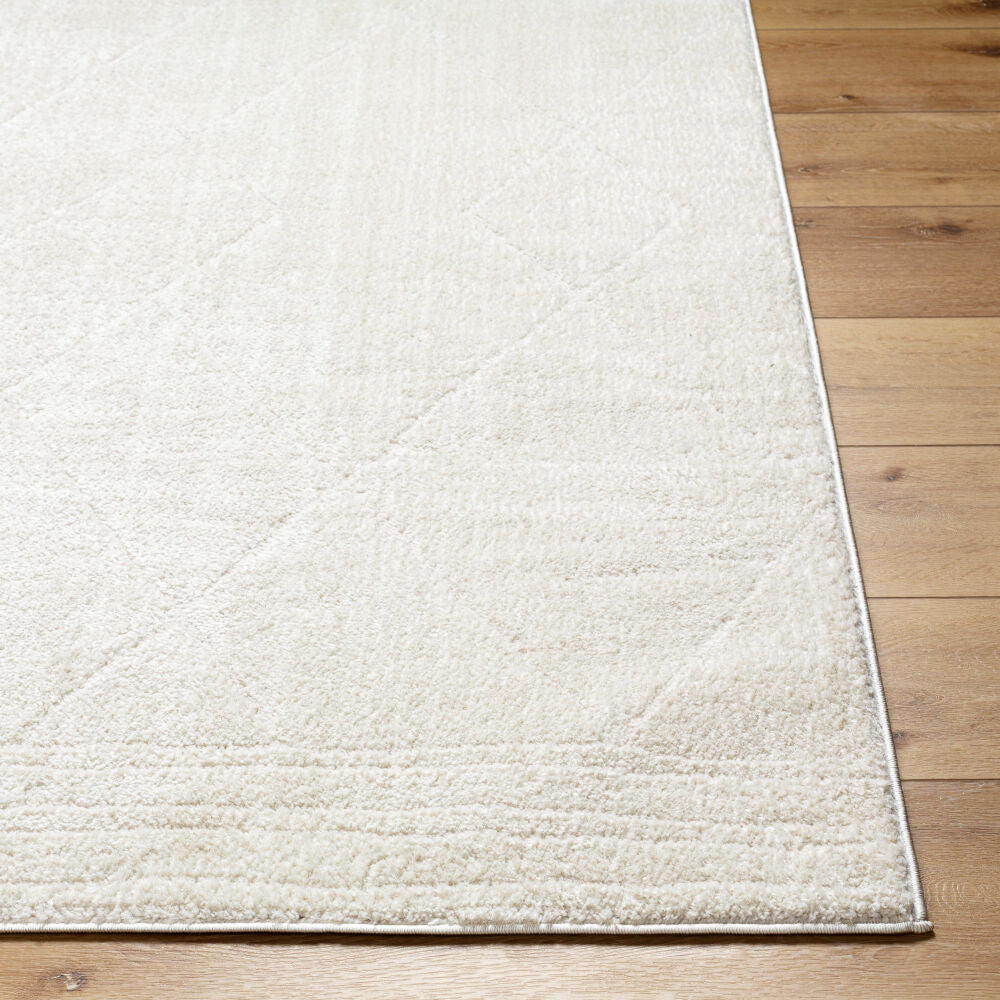 Freud Ivory/Off-White Machine Woven Rug FEU-2324 - front