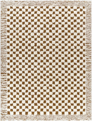 Freud Brown/Ivory Machine Woven Rug FEU-2326 - 5'3" x 7'