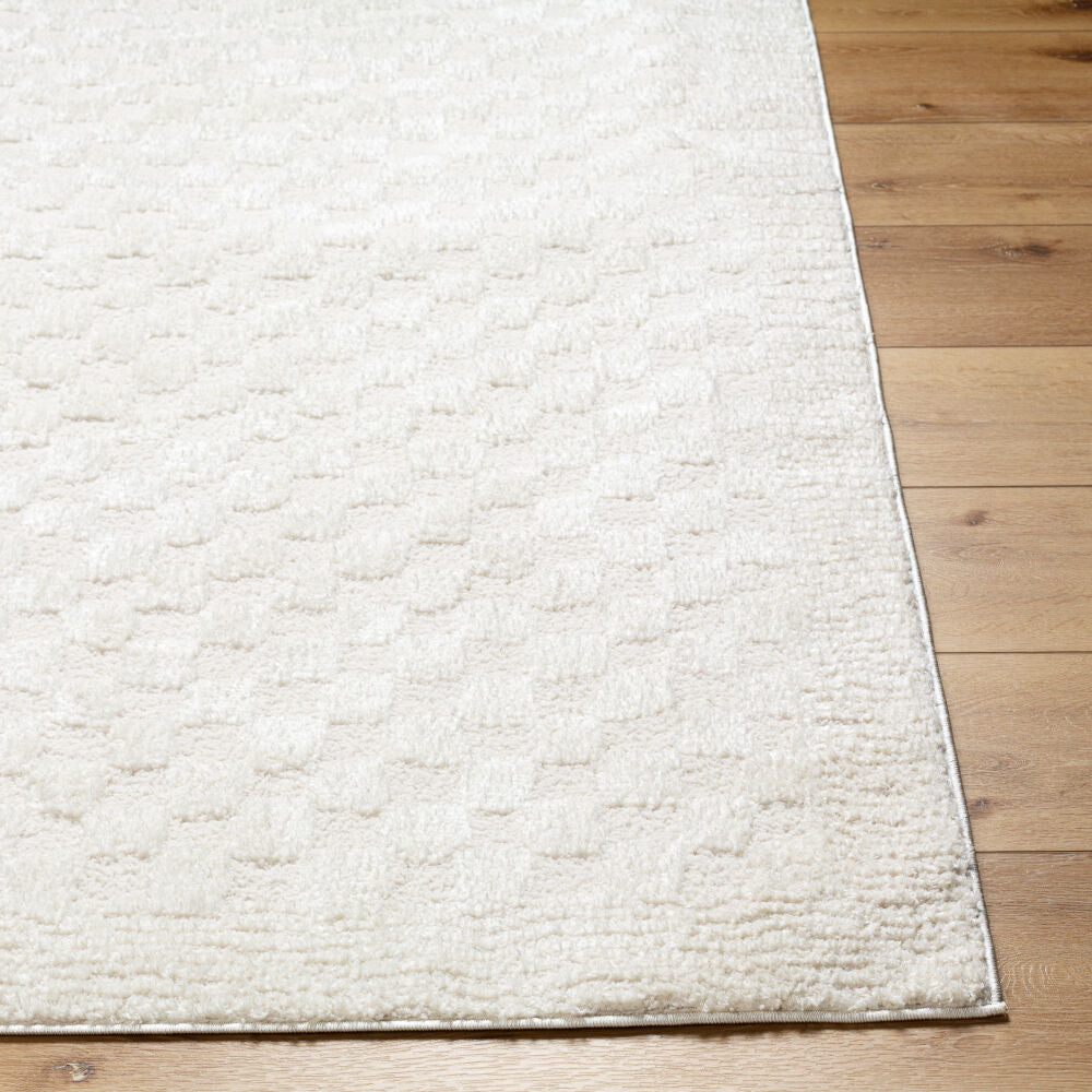 Freud Ivory/Off-White Machine Woven Rug FEU-2327 - front