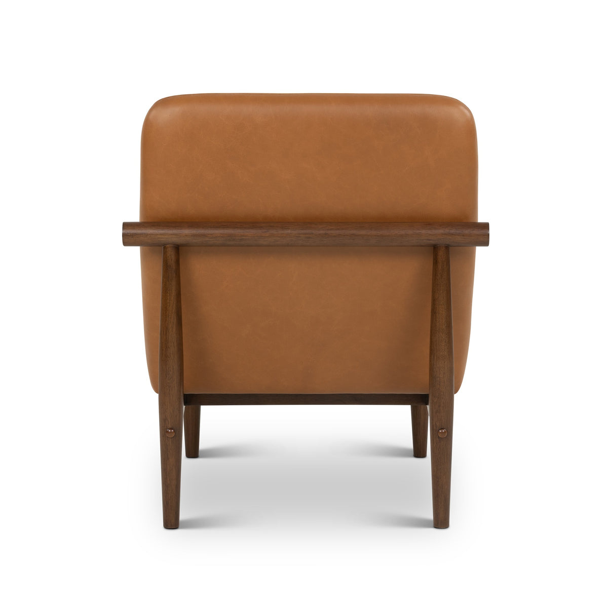 Hudson Leather Accent Chair Walnut, Panama Tan by Urbia - detail 5