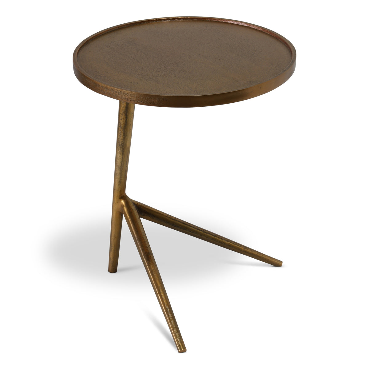 Leo End Table Antique Brass, 20.5" by Urbia - product view