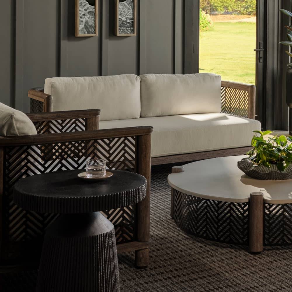 Emoto Outdoor Sofa by Arteriors - view 2