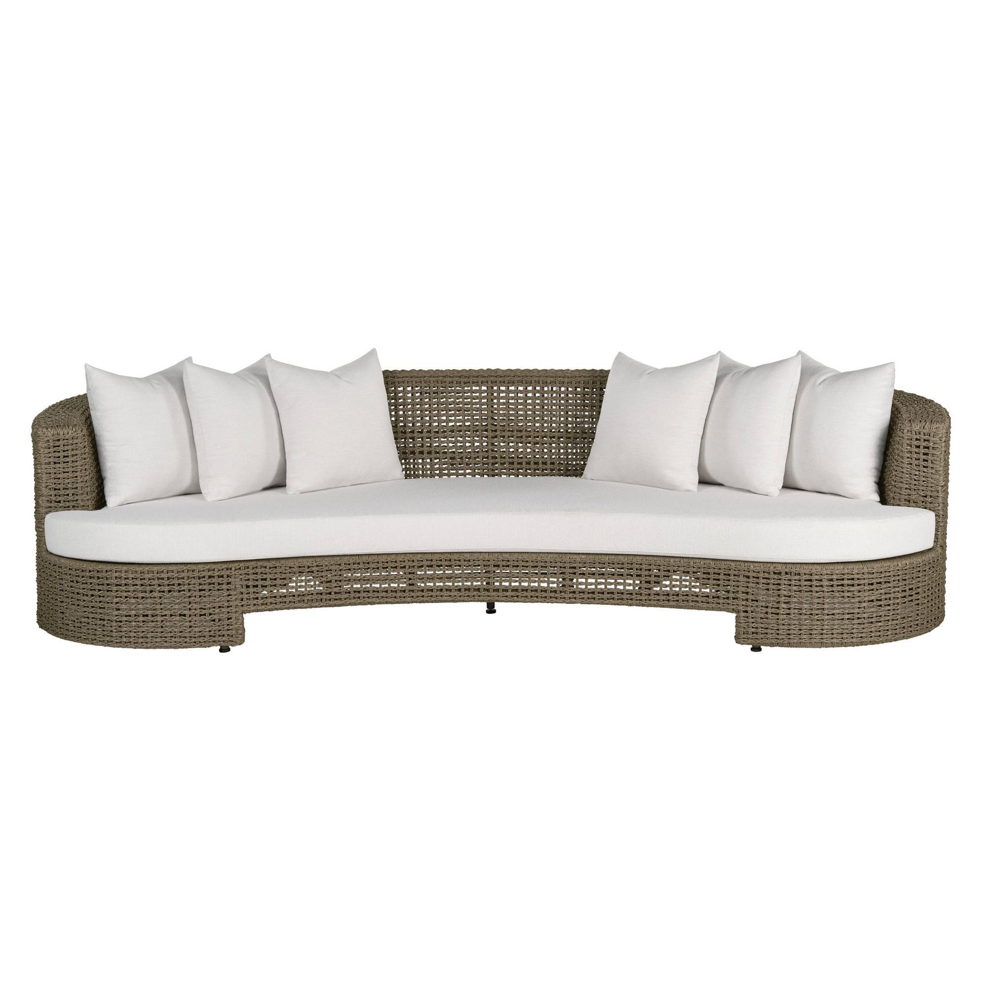 Helene Curved Outdoor Sofa by Arteriors - view 3