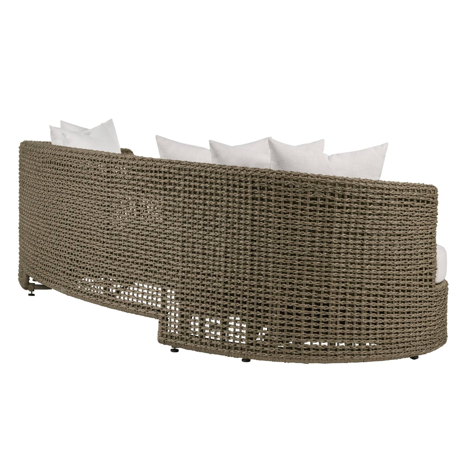 Helene Curved Outdoor Sofa by Arteriors - view 5