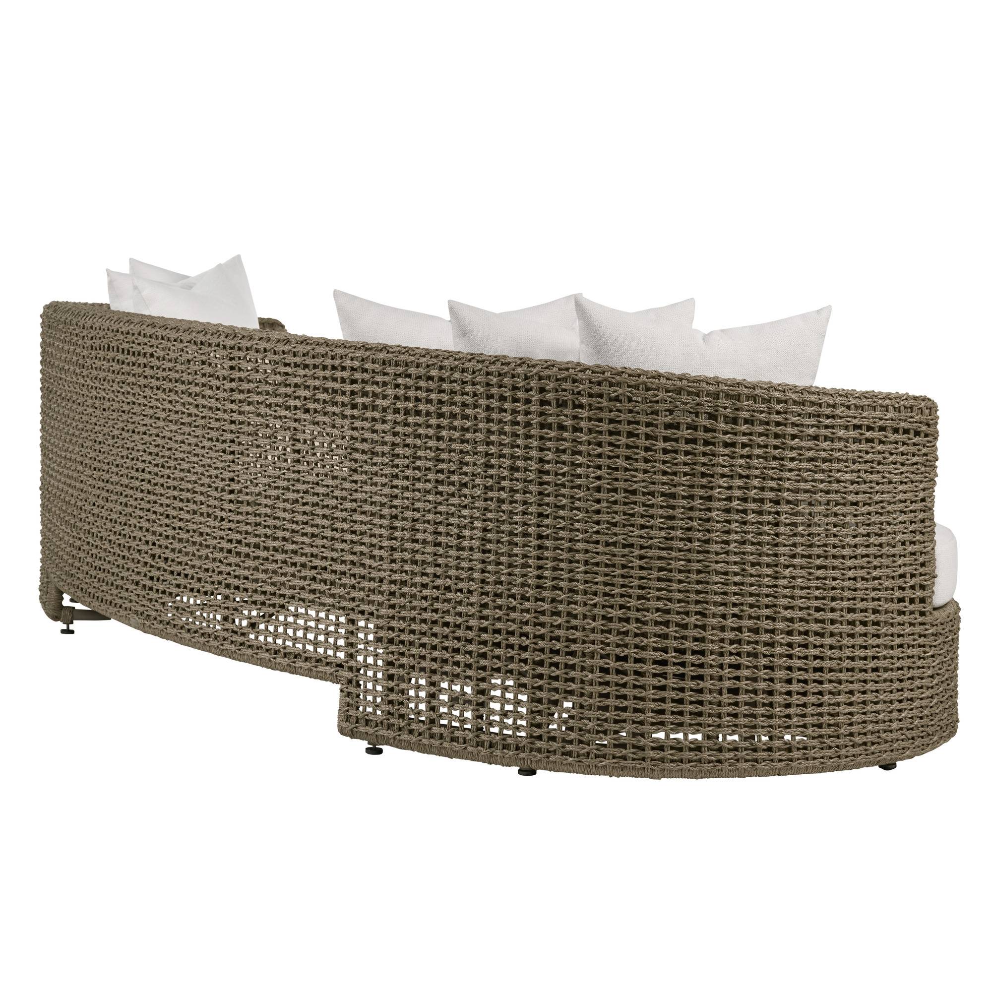 Helene Curved Outdoor Sofa by Arteriors - view 5