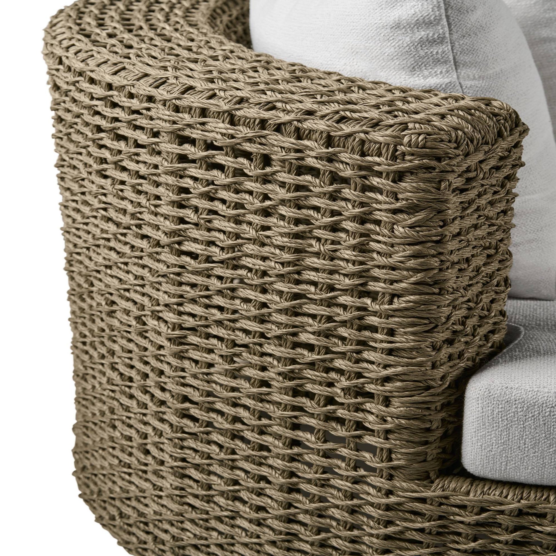 Helene Curved Outdoor Sofa by Arteriors - view 7