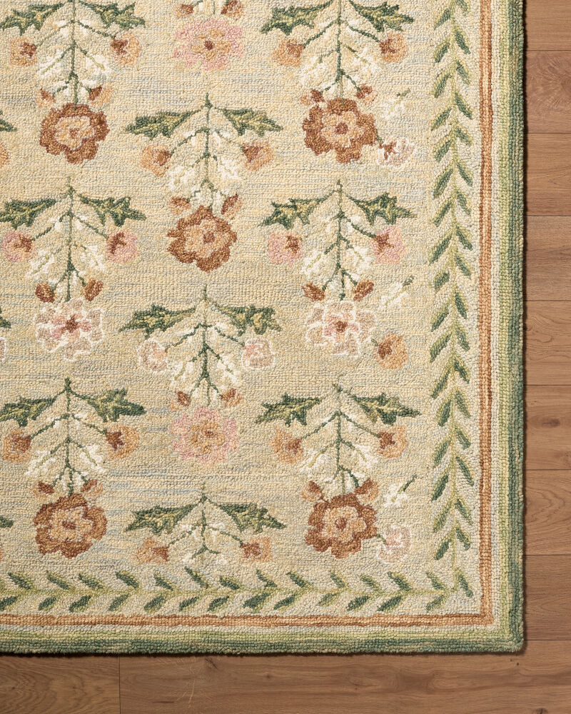 Fairfax Handmade Rug FFX-2302 - overhead
