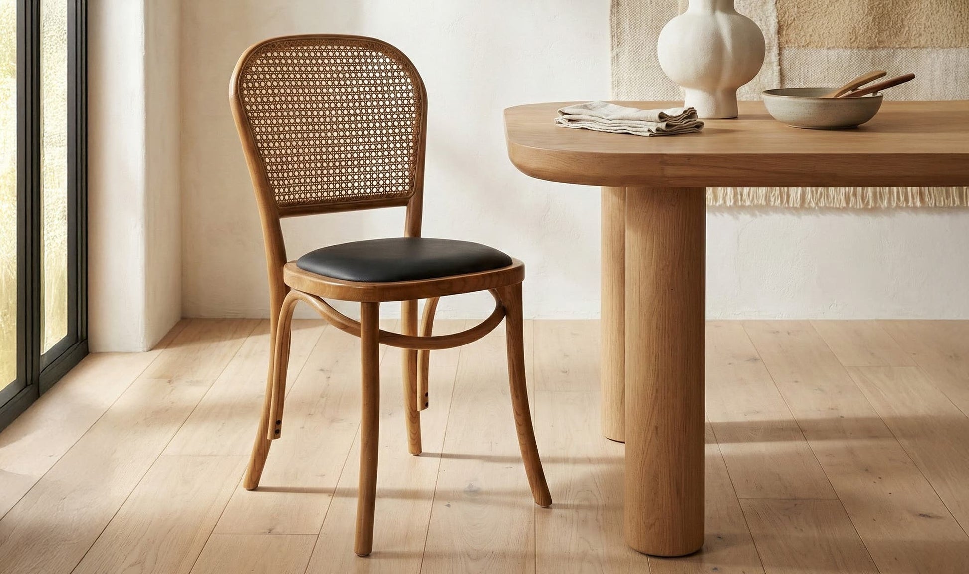 Bedford Dining Chair Light Brown - Set Of Two by Moe's Home Collection - view 5