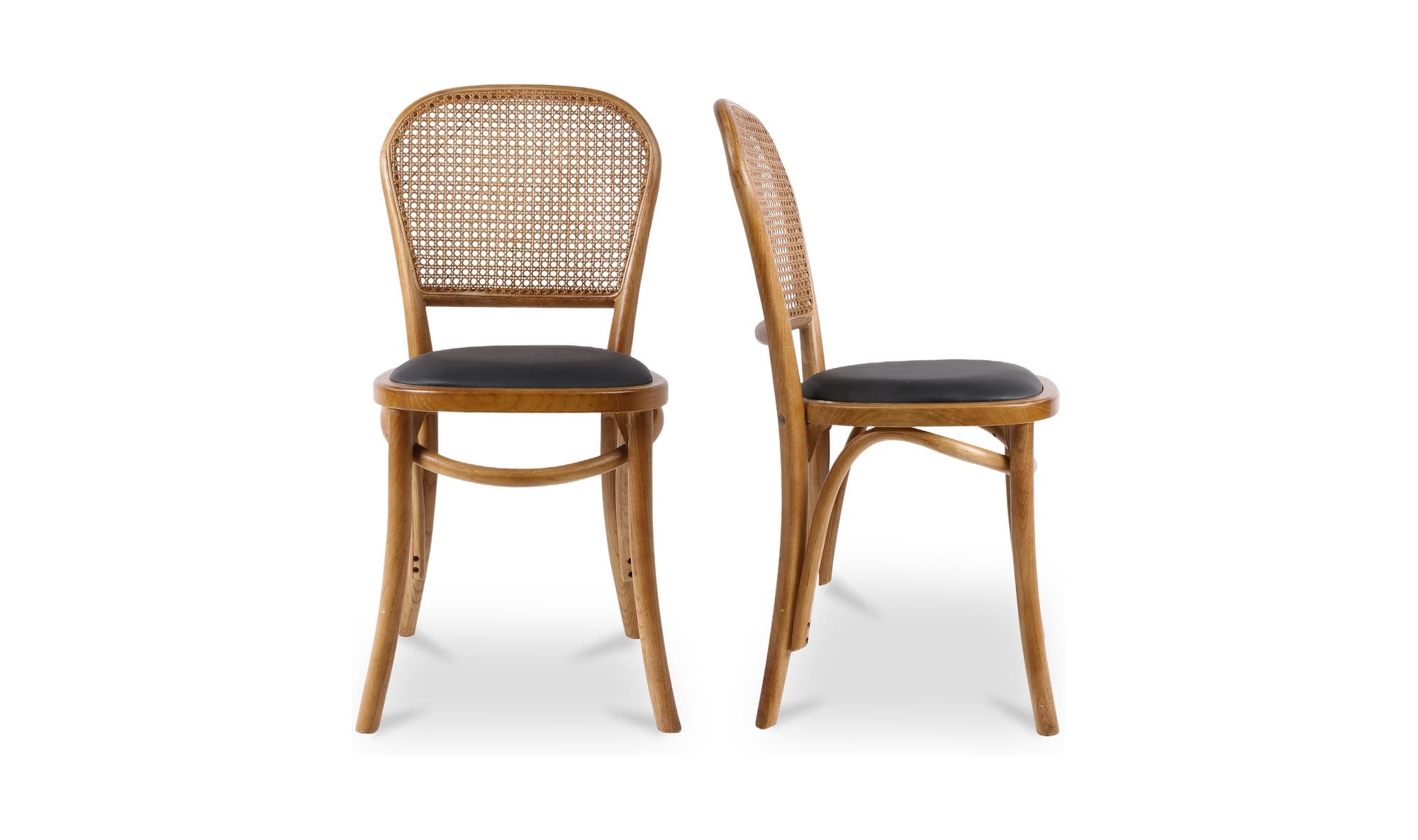 Bedford Dining Chair Light Brown - Set Of Two by Moe's Home Collection - view 6