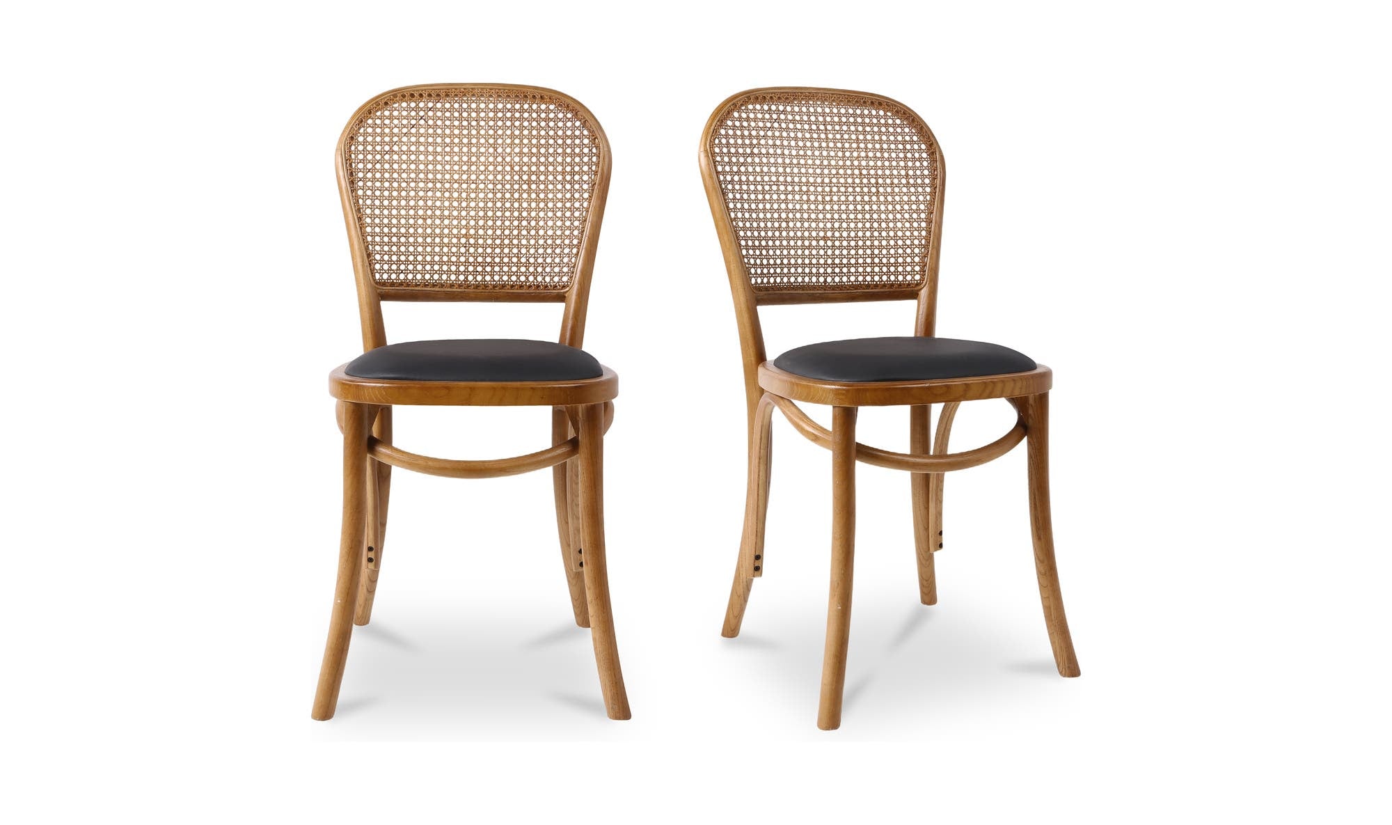 Bedford Dining Chair Light Brown - Set Of Two by Moe's Home Collection - view 4