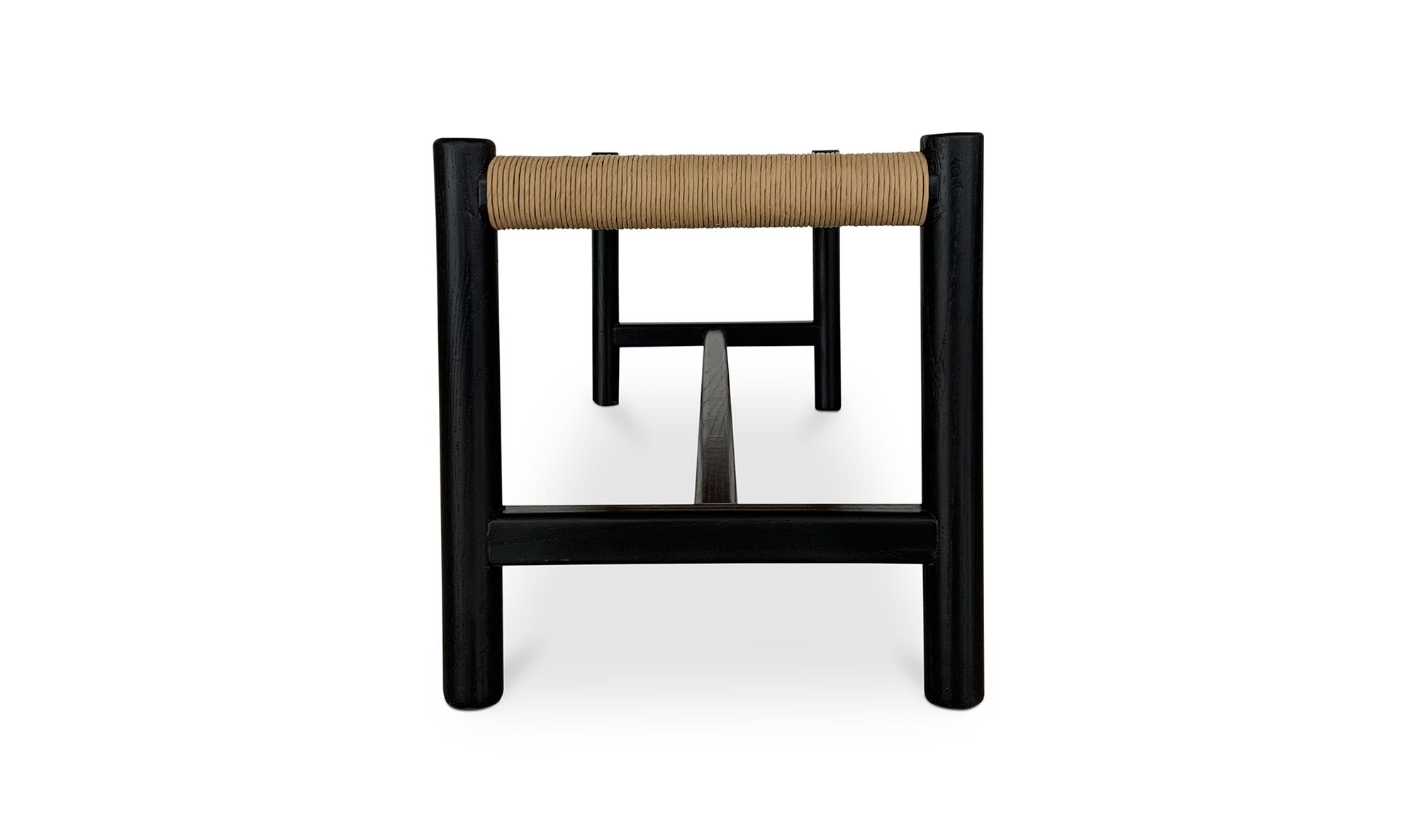 Hawthorn Small Bench Black by Moe's Home Collection - view 17