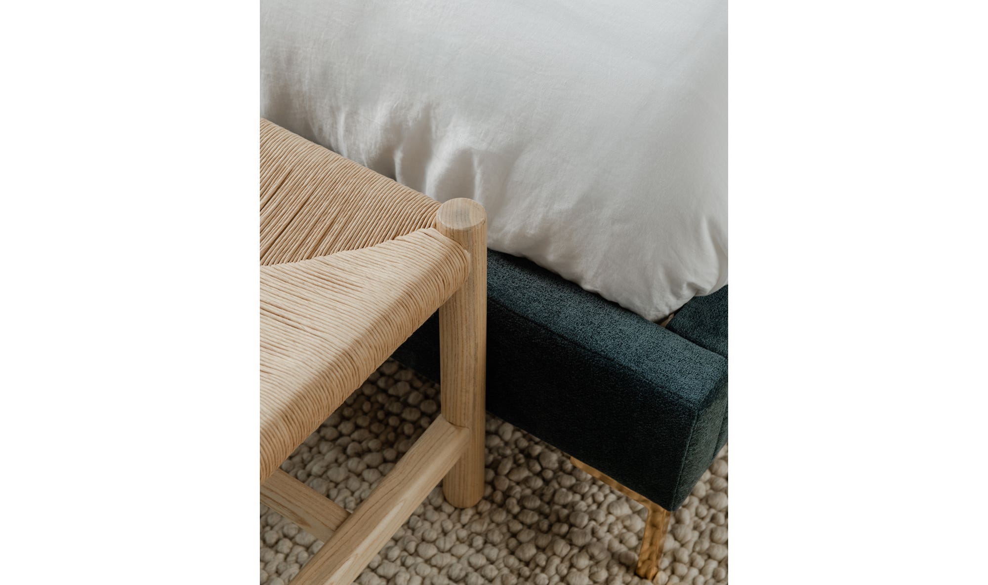 Hawthorn Small Bench Natural by Moe's Home Collection - view 10