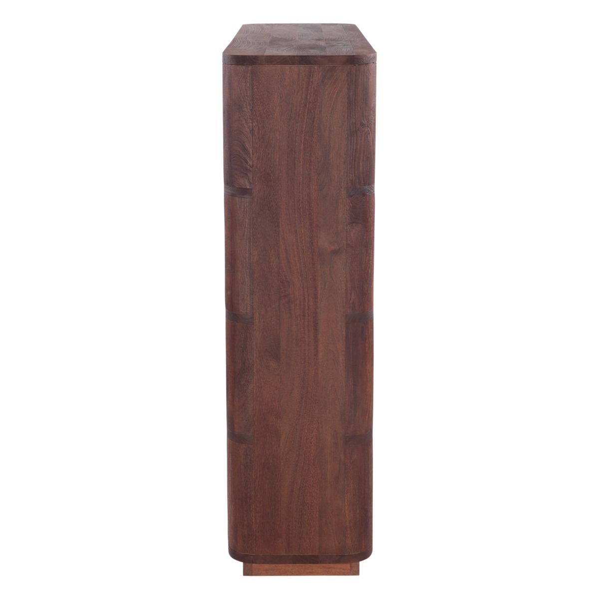 Henderson 67" Wide Bookshelf in Pecan Brown Sandblasted - image 3