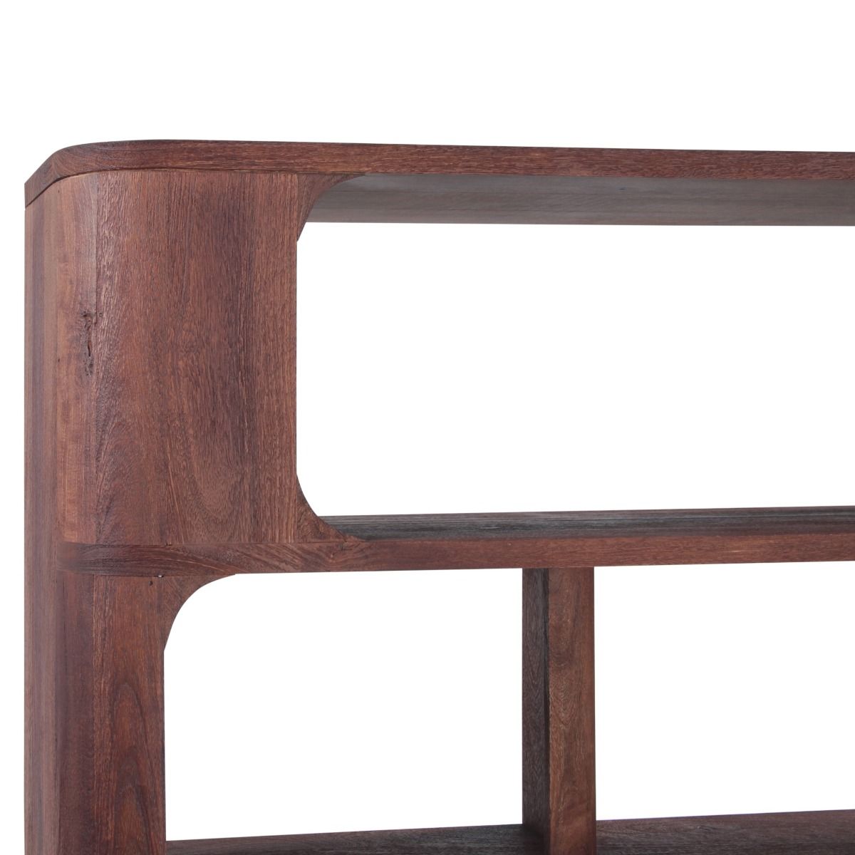 Henderson 69" Tall Bookshelf in Pecan Brown Sandblasted - image 4