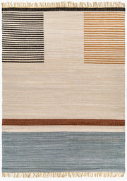 Fulham Beige/Tan Handmade Rug - 2' x 3'