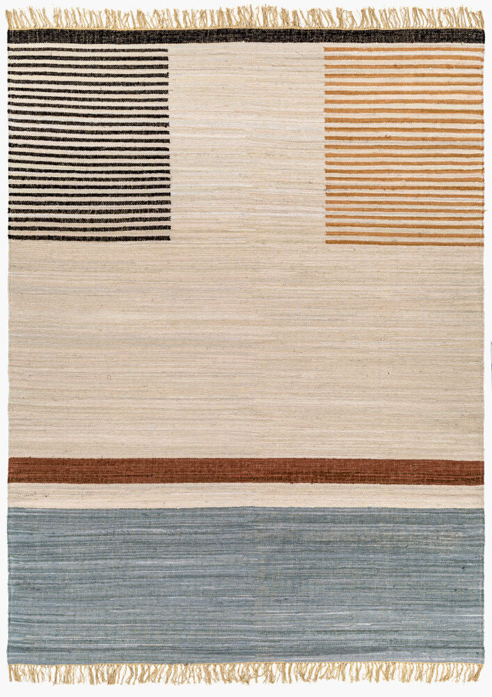Fulham Beige/Tan Handmade Rug - 2' x 3'