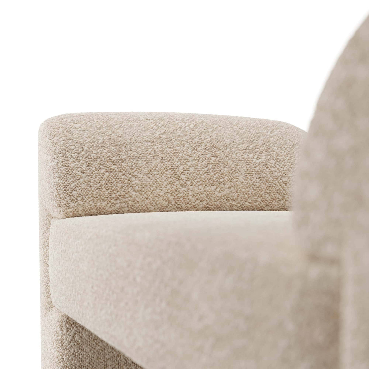 Windemere Bench Cream Sherpa by Arteriors - view 6