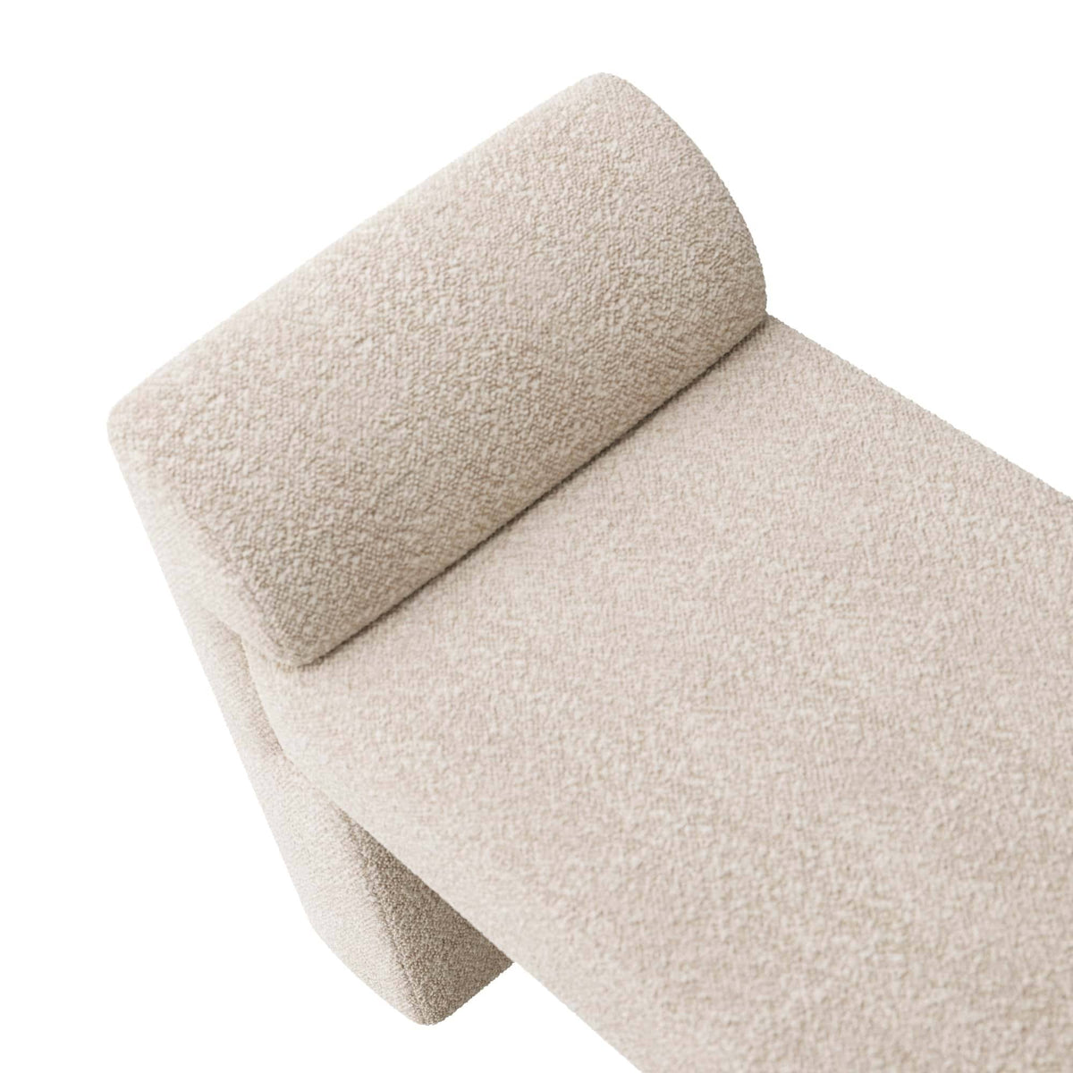 Windemere Bench Cream Sherpa by Arteriors - view 7