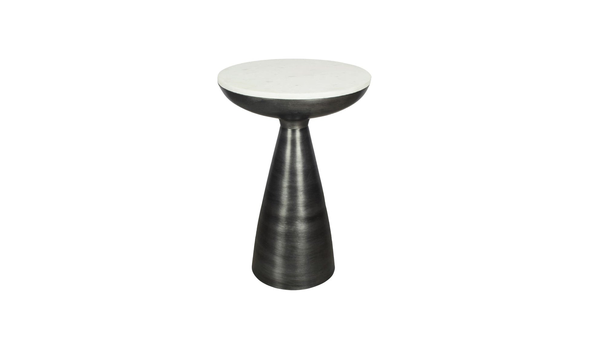 Font Side Table White Marble by Moe's Home Collection - view 7