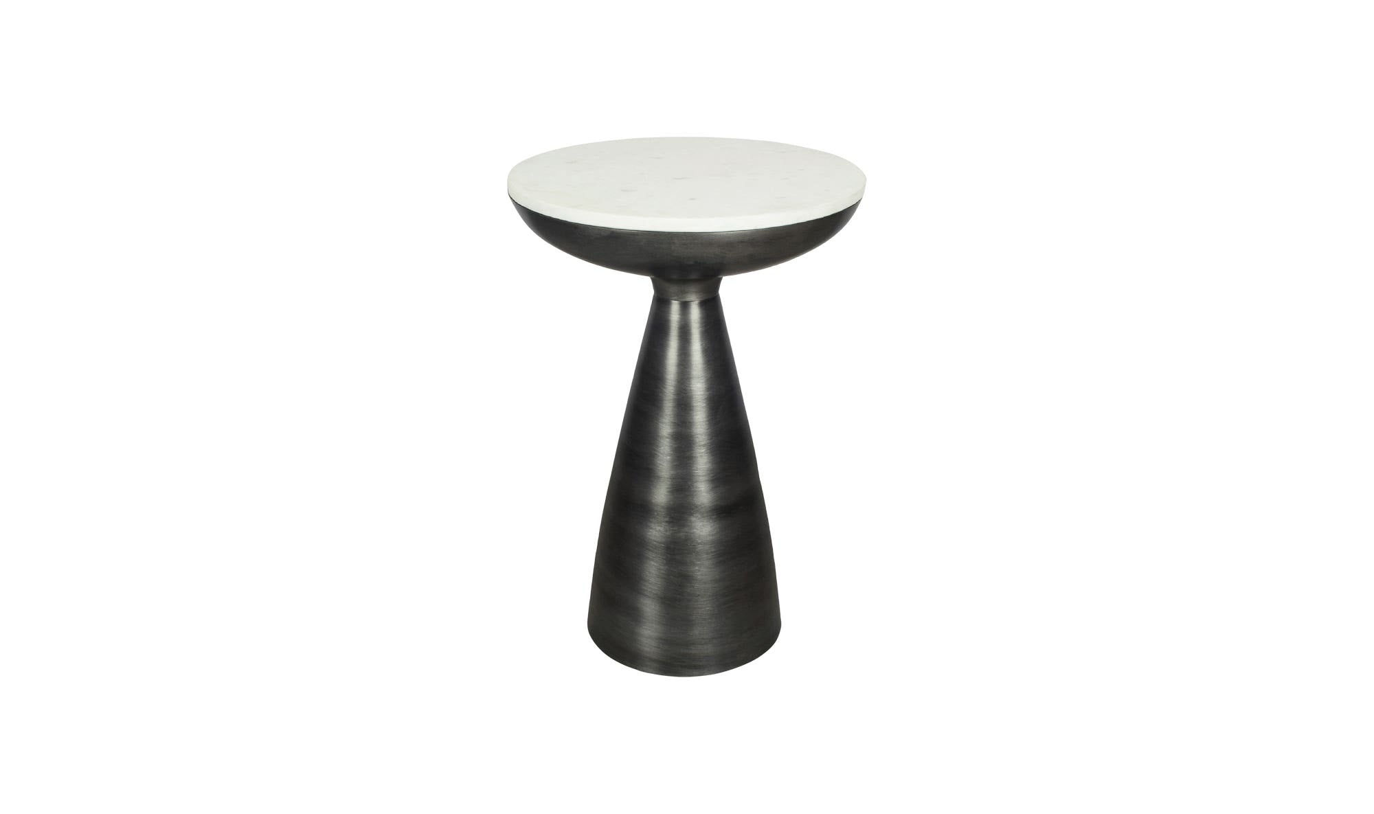Font Side Table White Marble by Moe's Home Collection - view 7