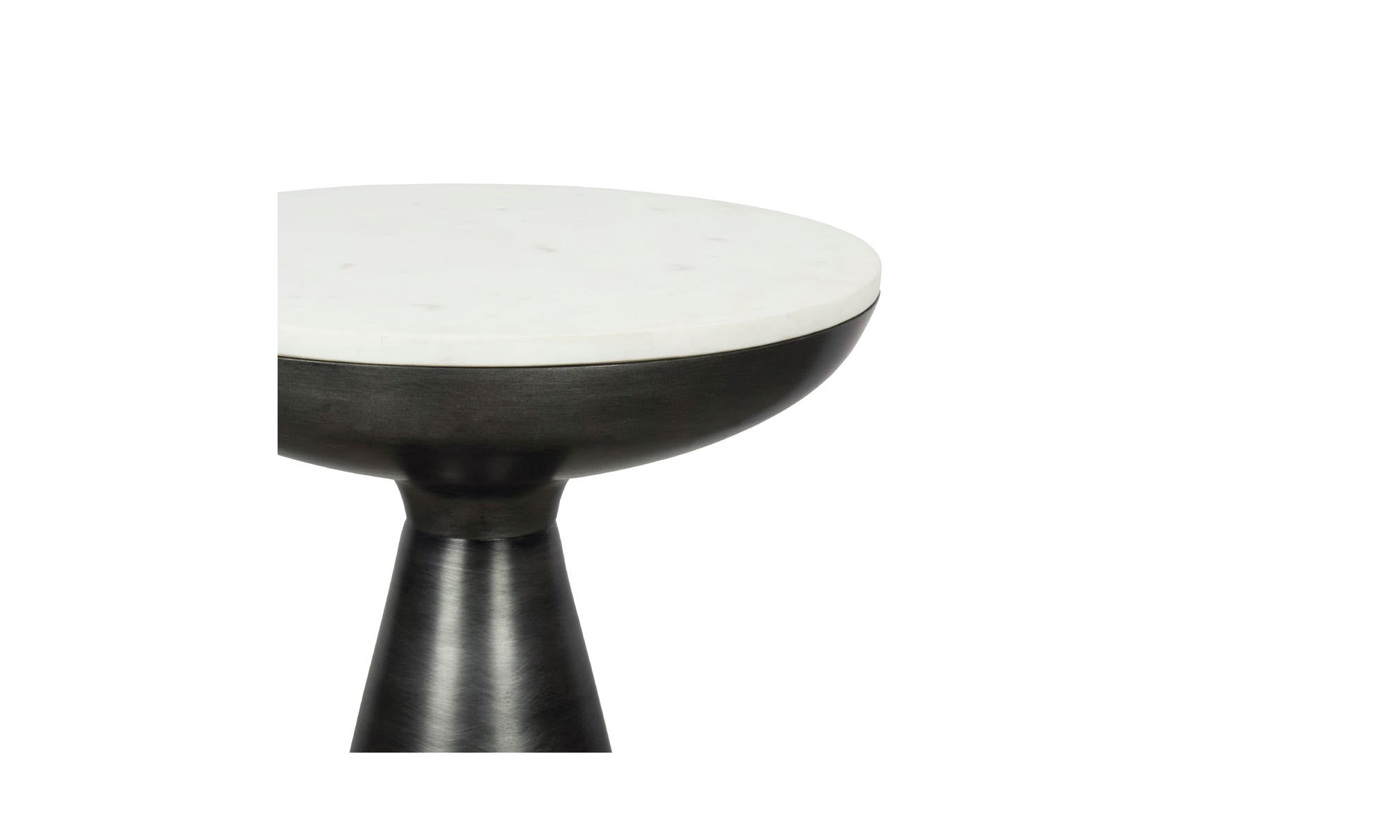 Font Side Table White Marble by Moe's Home Collection - view 8
