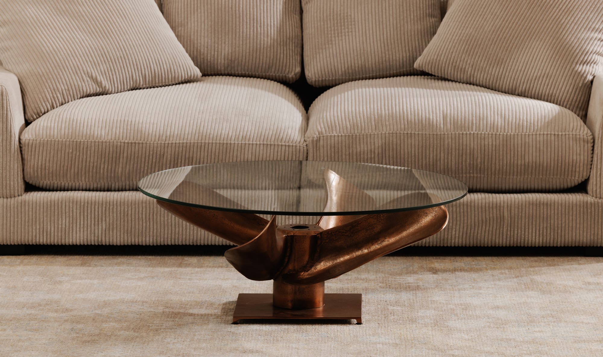 Archimedes Coffee Table Copper by Moe's Home Collection - view 4