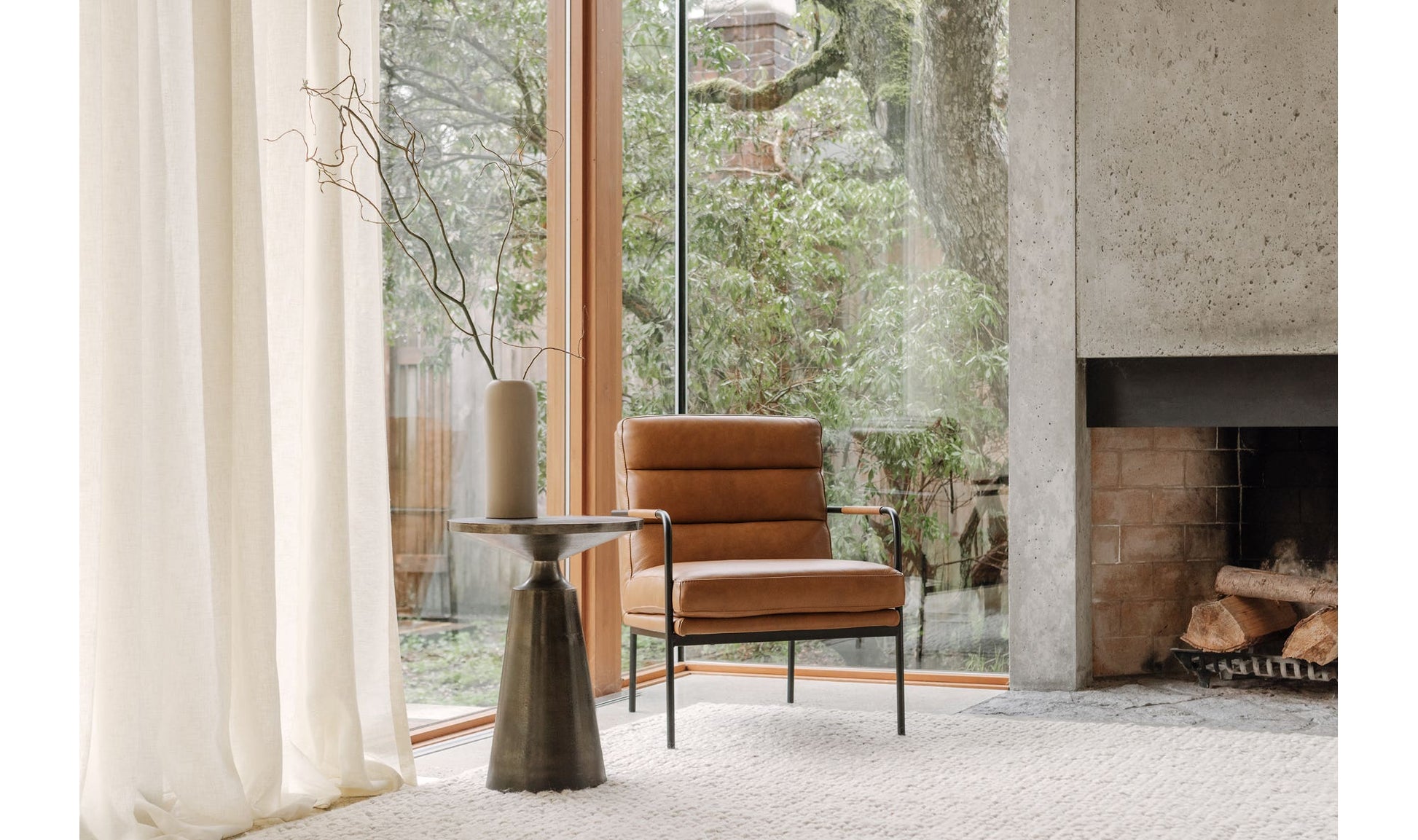 Sonja Accent Table Charcoal Grey by Moe's Home Collection - view 12