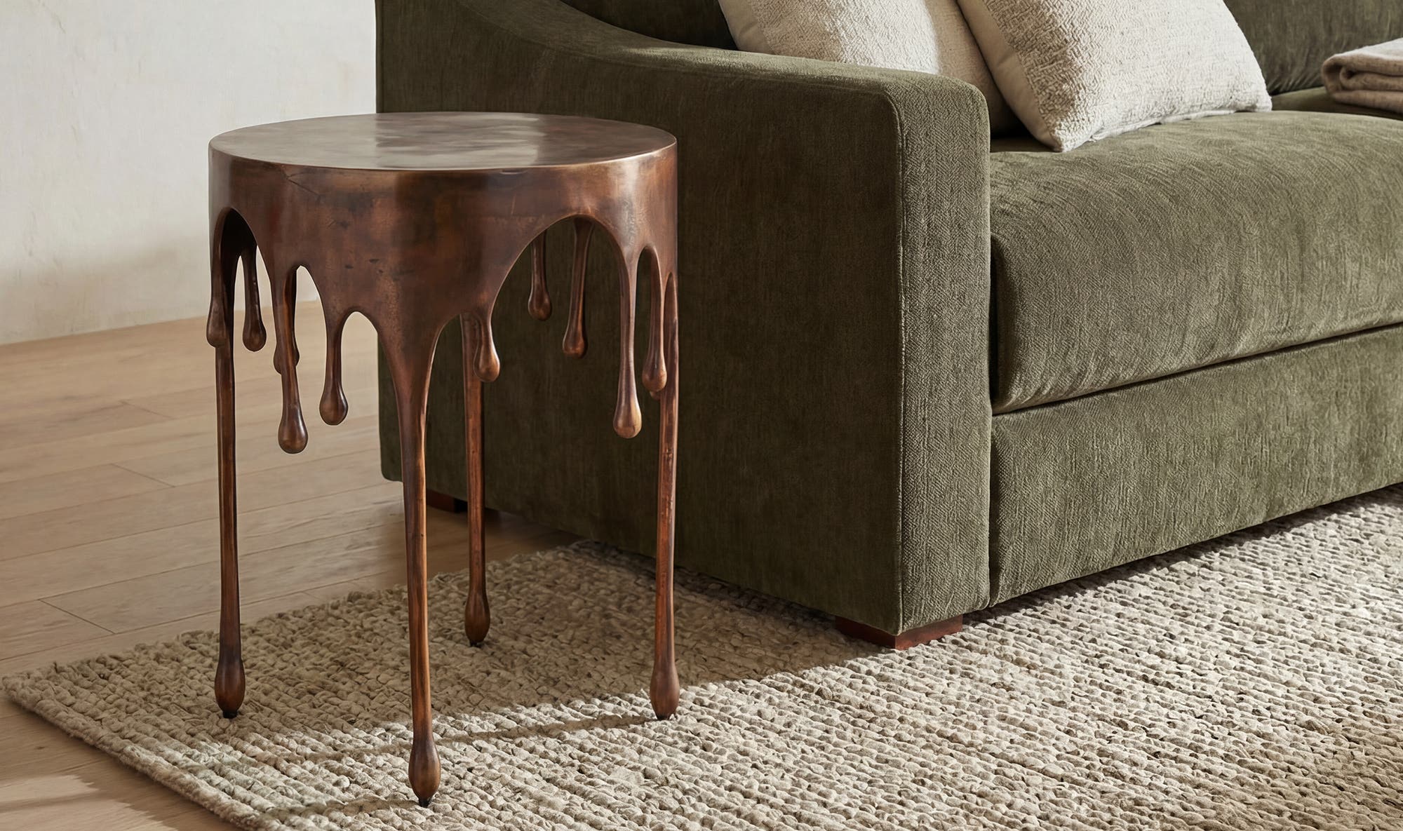 Copperworks Accent Table Antique Copper by Moe's Home Collection - view 7