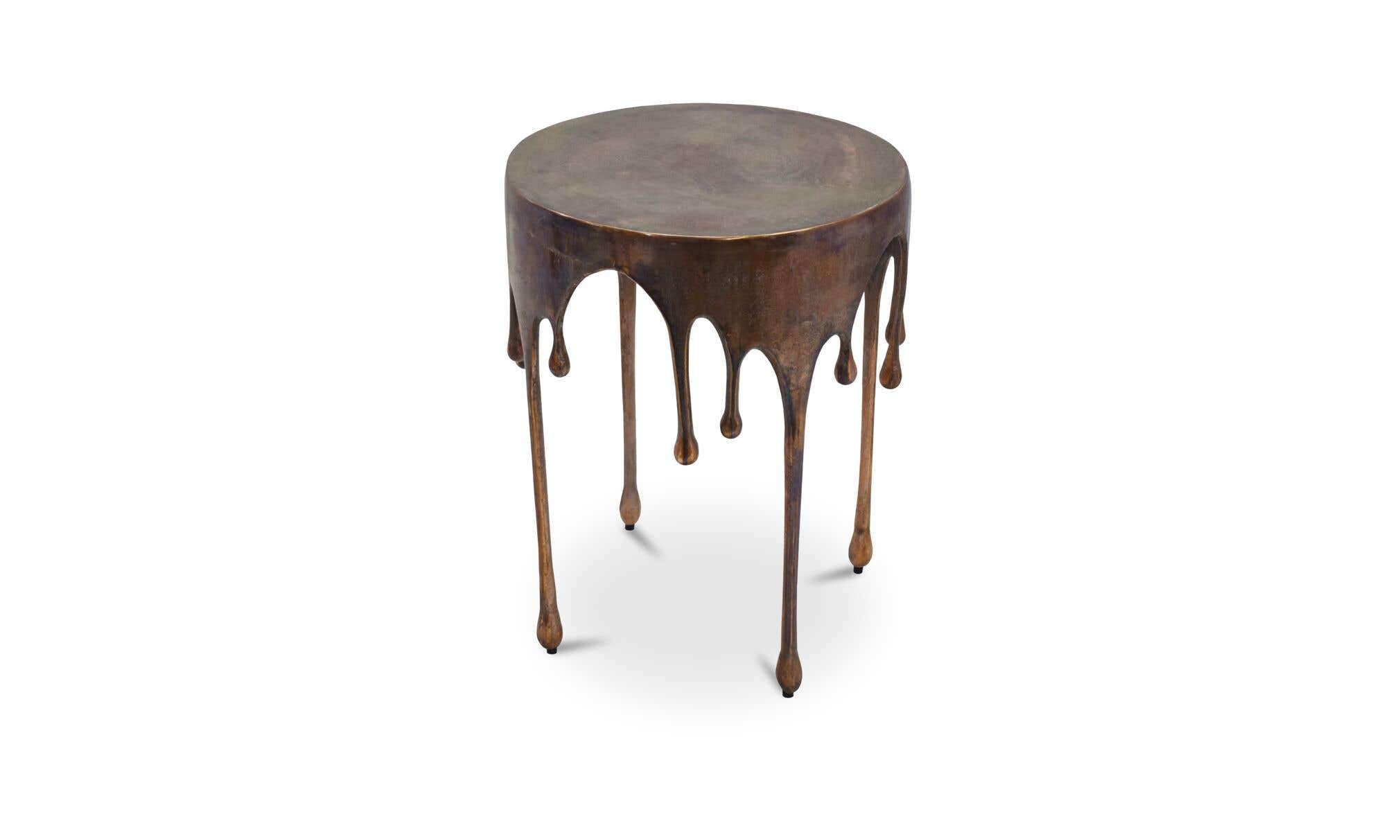 Copperworks Accent Table Antique Copper by Moe's Home Collection - view 8