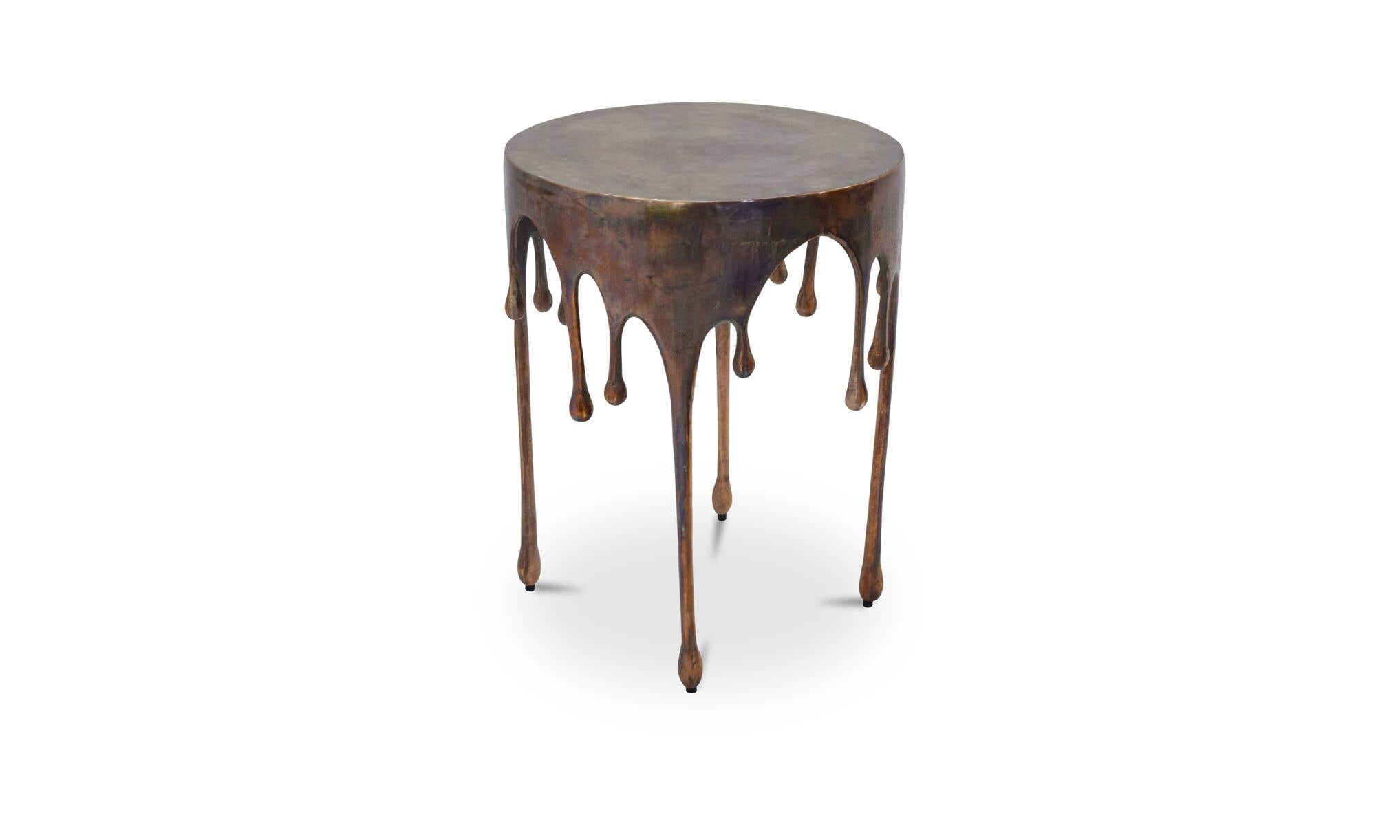 Copperworks Accent Table Antique Copper by Moe's Home Collection - view 6
