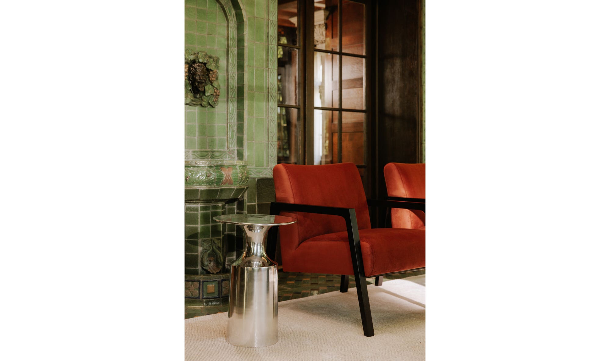 Rassa Accent Table Polished Silver by Moe's Home Collection - view 8