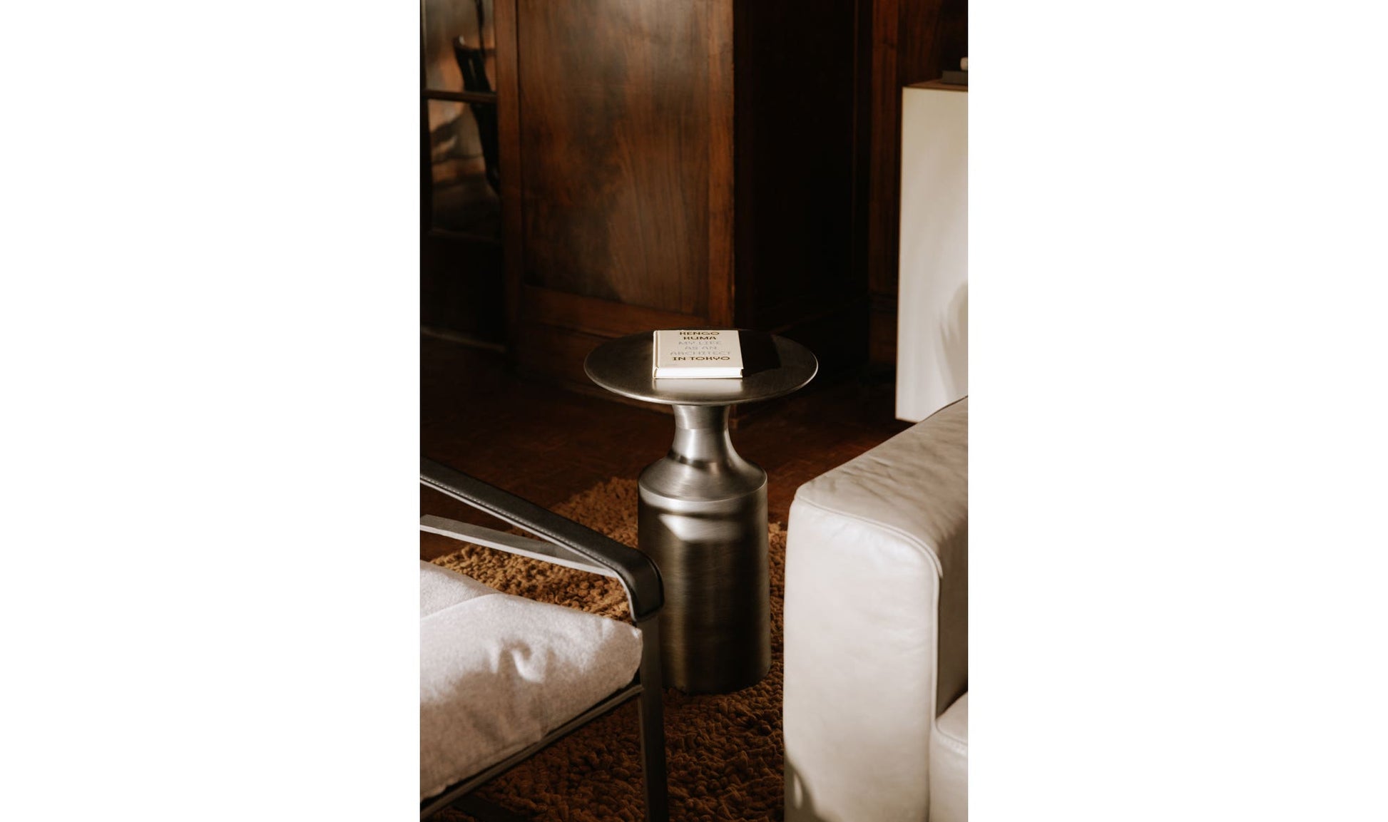 Rassa Accent Table Polished Zinc by Moe's Home Collection - view 6