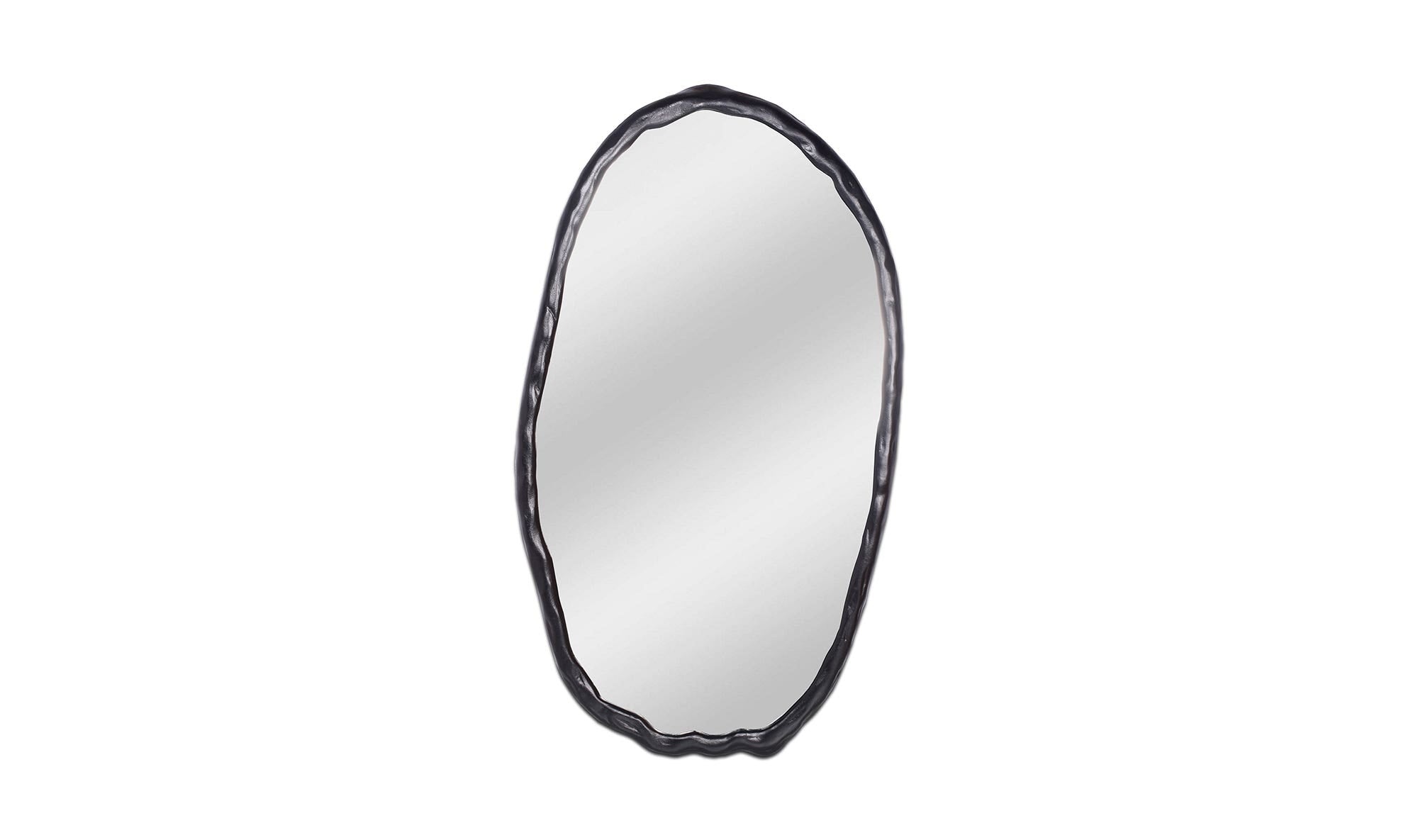Foundry Oval Mirror Black by Moe's Home Collection - view 6