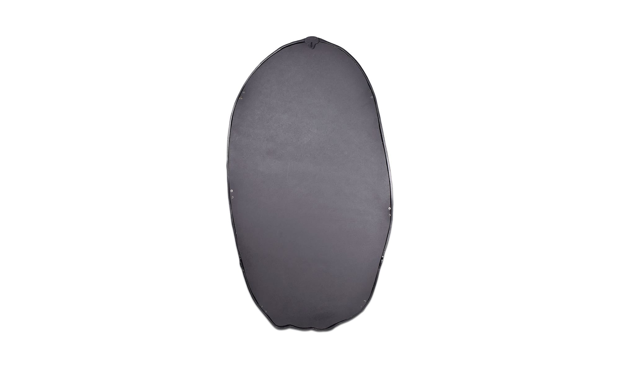 Foundry Oval Mirror Black by Moe's Home Collection - view 9