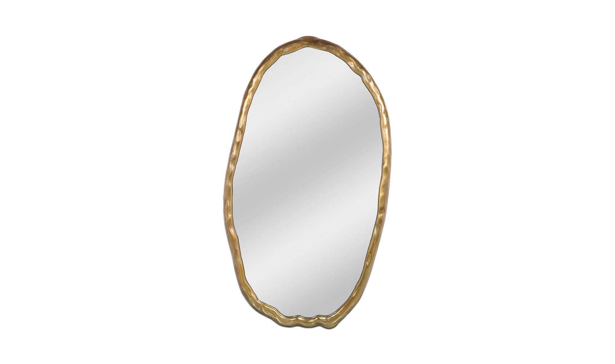 Foundry Oval Mirror Gold by Moe's Home Collection - view 6