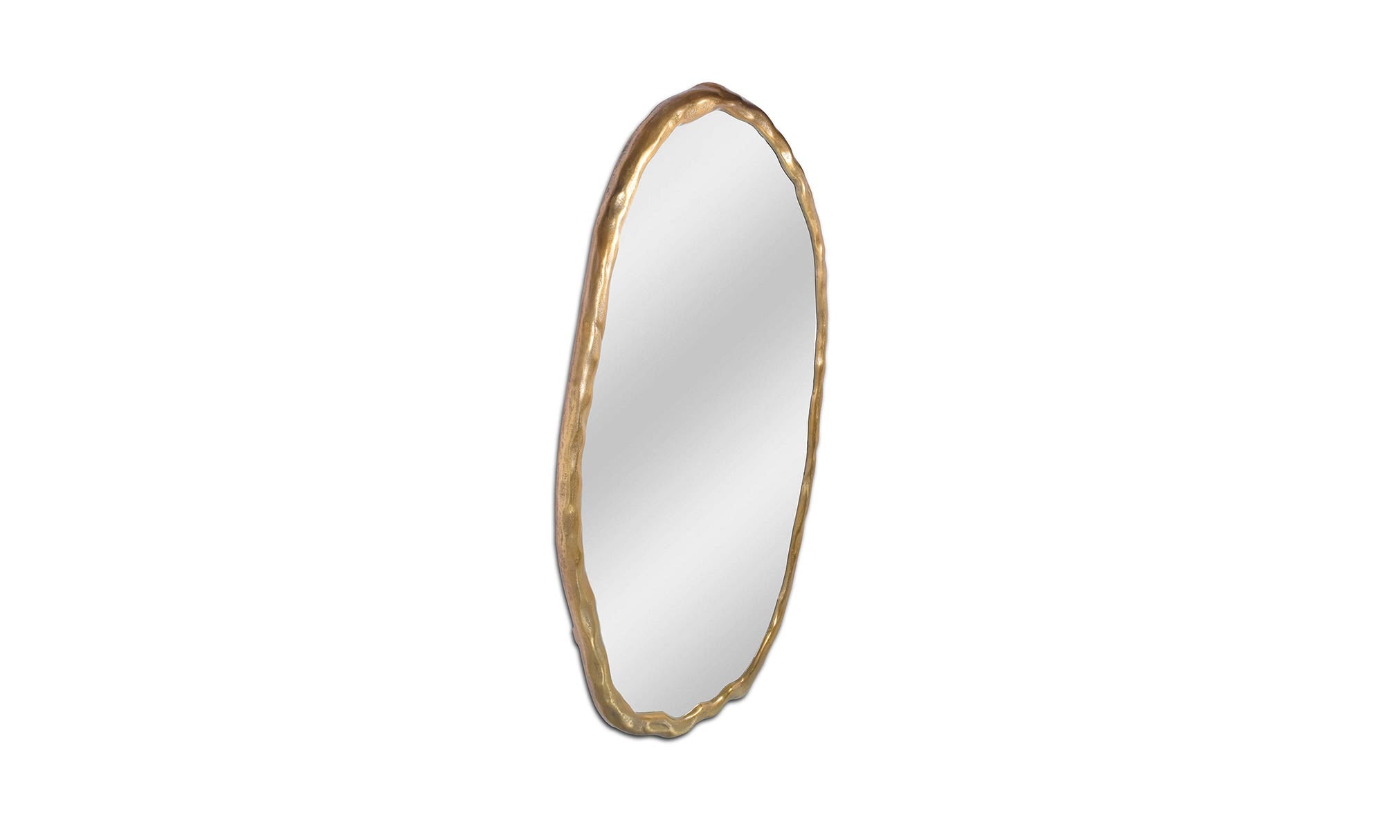 Foundry Oval Mirror Gold by Moe's Home Collection - view 8