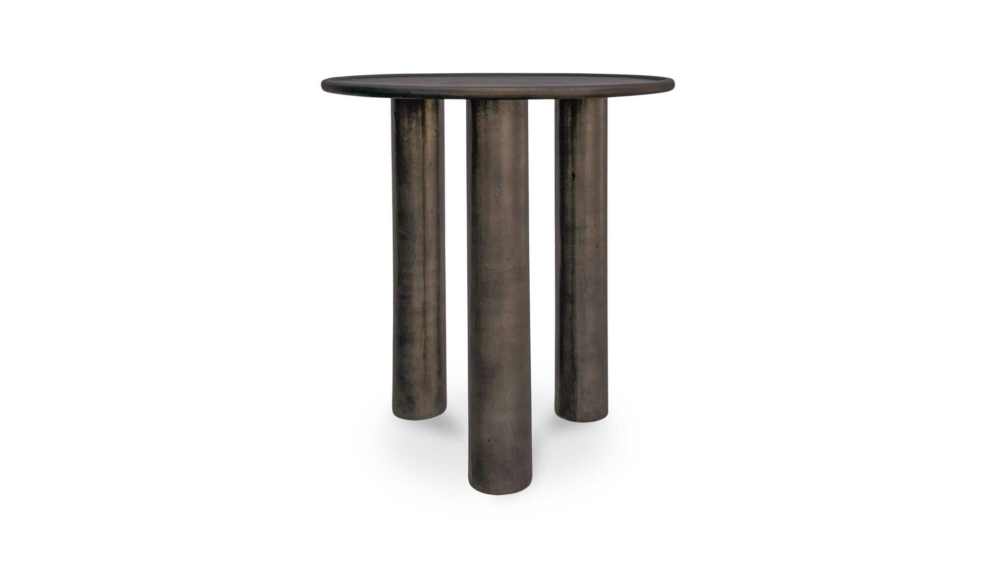 Deacon Outdoor Side Table Deep Bronze by Moe's Home Collection - view 3