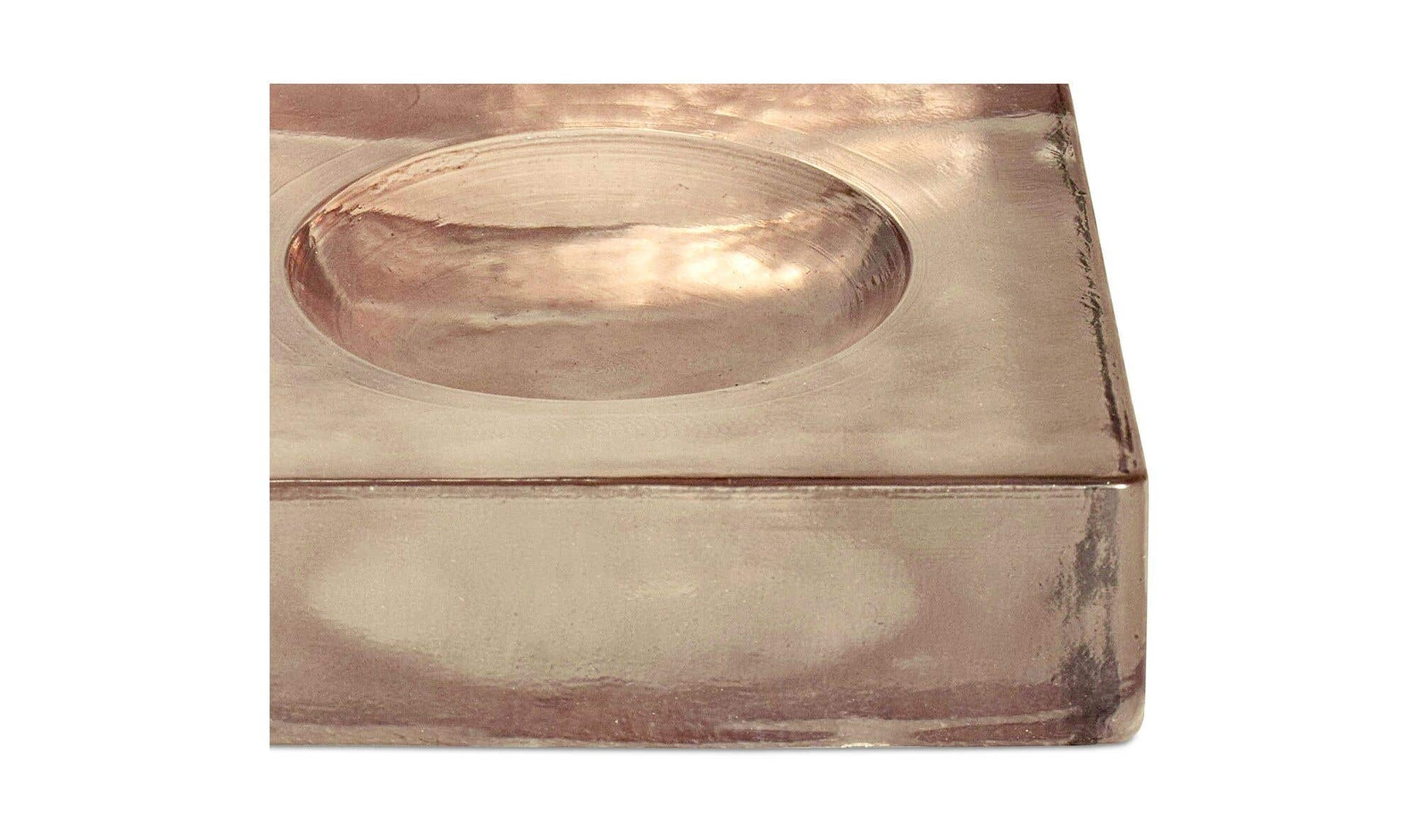 Miro Glass Catchall Soft Amber by Moe's Home Collection - view 8