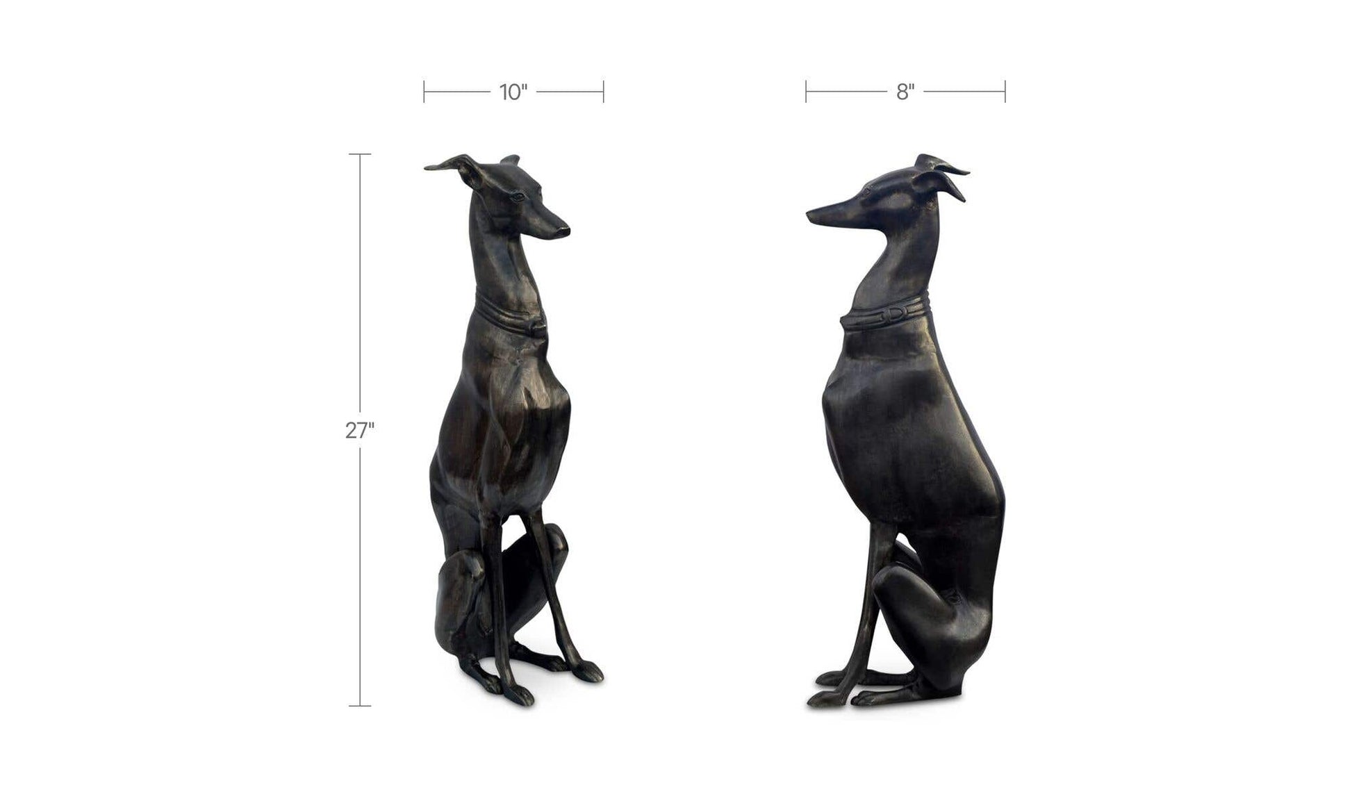Duke Cast Aluminum Sculpture Black by Moe's Home Collection - view 10