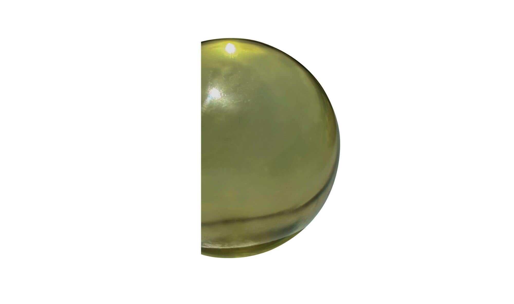 Bonn Cast Glass Decorative Object Olive by Moe's Home Collection - view 7