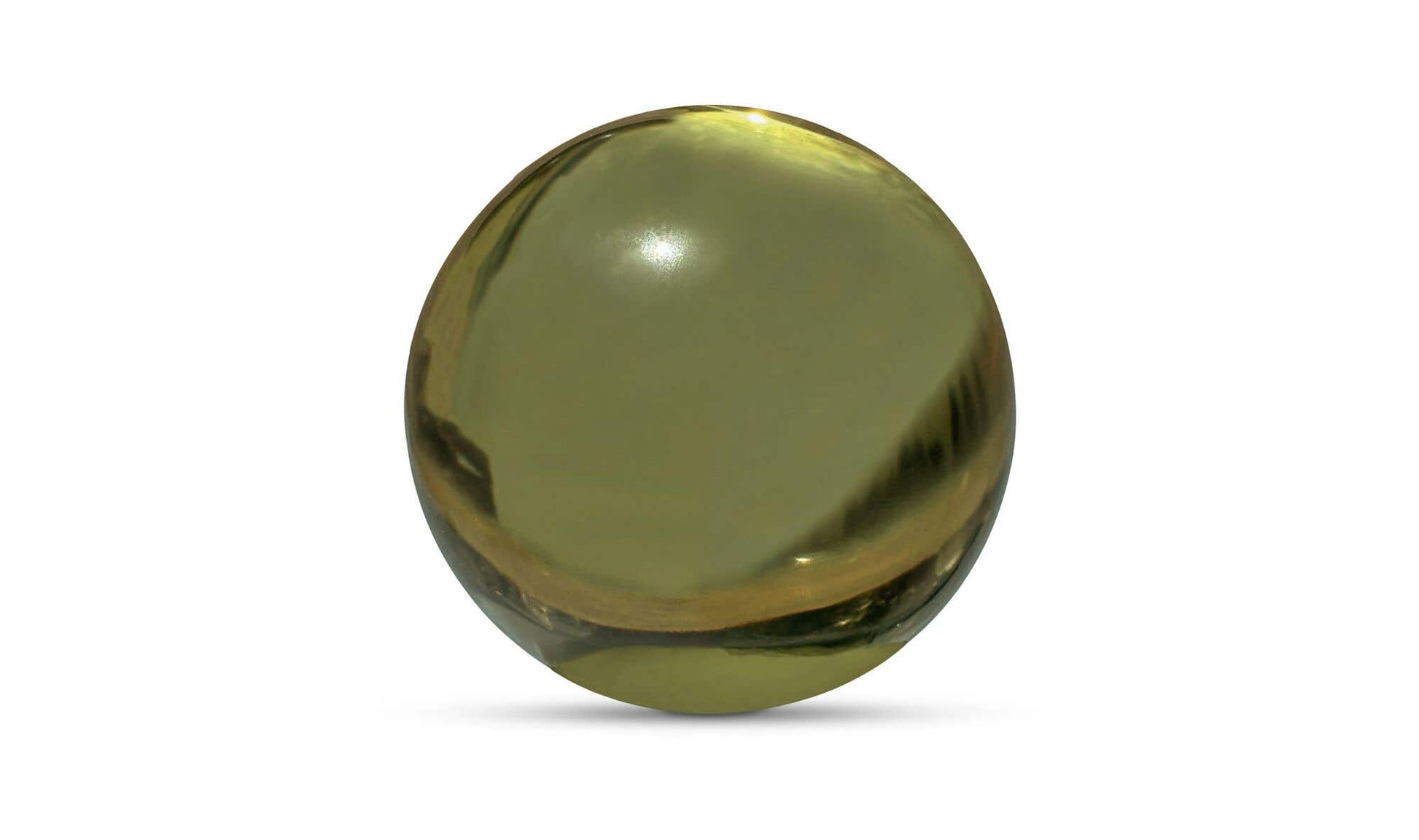 Bonn Cast Glass Decorative Object Olive by Moe's Home Collection - view 4