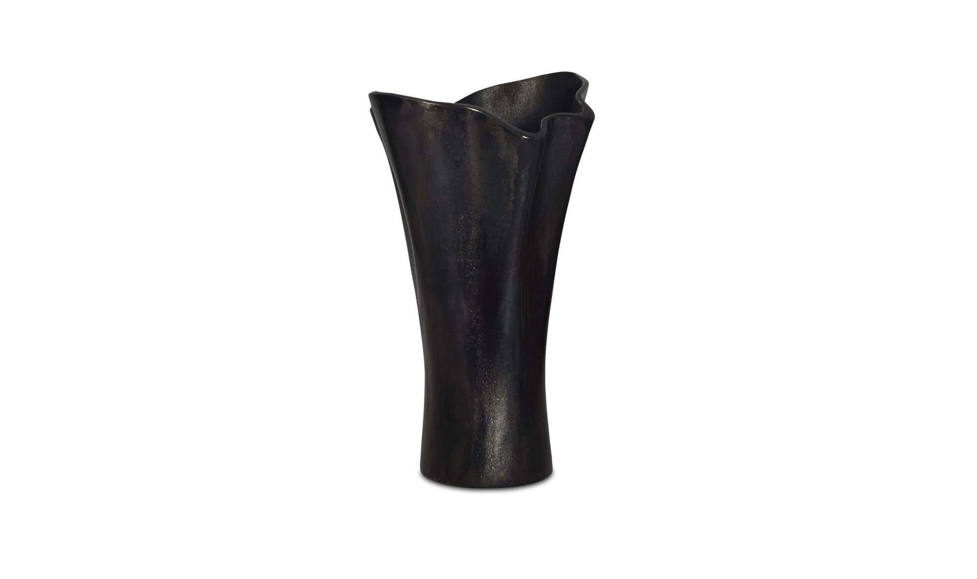 Yeri Cast Aluminum Vase Black by Moe's Home Collection - view 5