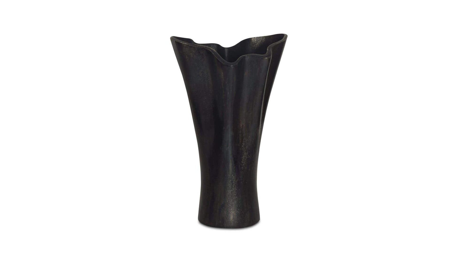 Yeri Cast Aluminum Vase Black by Moe's Home Collection - view 4