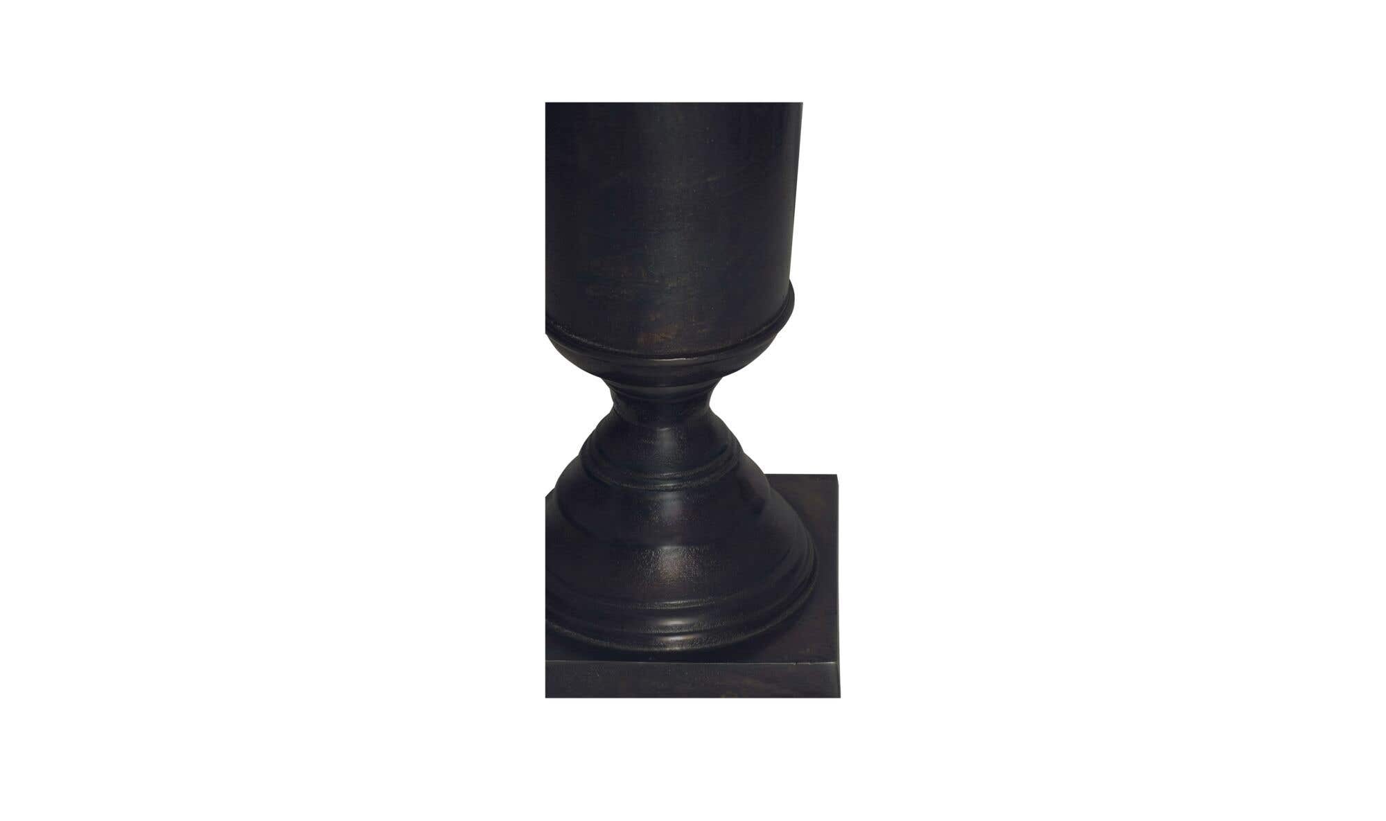 Cassia Cast Aluminum Vase Black by Moe's Home Collection - view 6